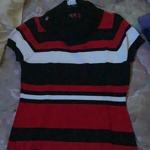 Red White & Black Dress